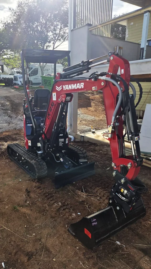 MBCC Earthworks Machine Hire 1.7T Yanmar Excavator